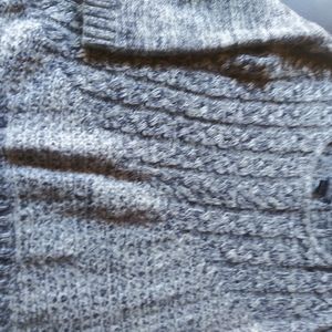 LUCKY BRAND pullover sweater gray woman